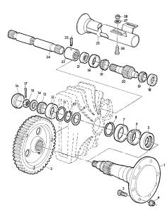 Z34848, John Deere Combina 965, 965H, 968H, 2