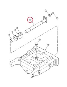 Bolt Punte Fata 50x537 mm Case-IH 196338A1 2