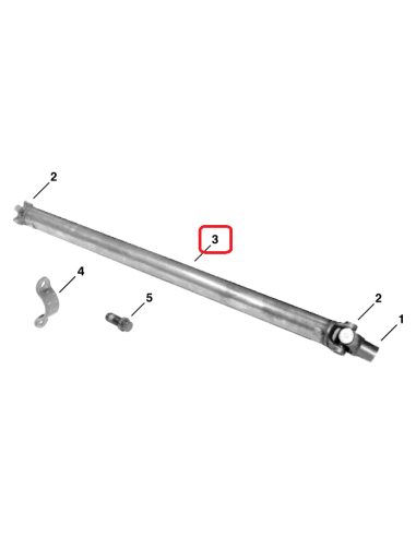 Cardan Mechanical Front Weel Drive W/PowrQuad RE34125