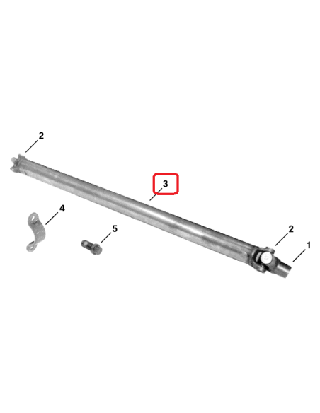 Cardan Mechanical Front Weel Drive W/PowrQuad RE34125