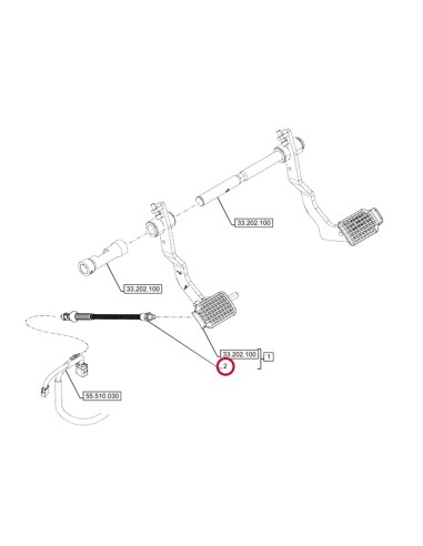 Switch, Brake Pedal New Holland 47944015