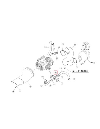 Check Valve, Air Intake Claas 7700070851