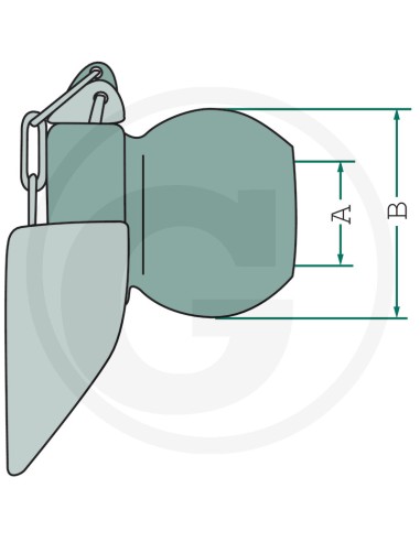 Bila Tirant cu Guler 28x64 mm Cat 2-3 20011121
