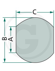 Bila Tirant 37x64 mm Cat 3 20011132 2