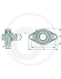UCFL206, Bearing 2