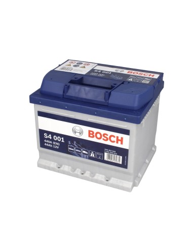 Baterie BOSCH S4 S4 001 12V 44AH 440A 207X175X175 +DR 0092S40010
