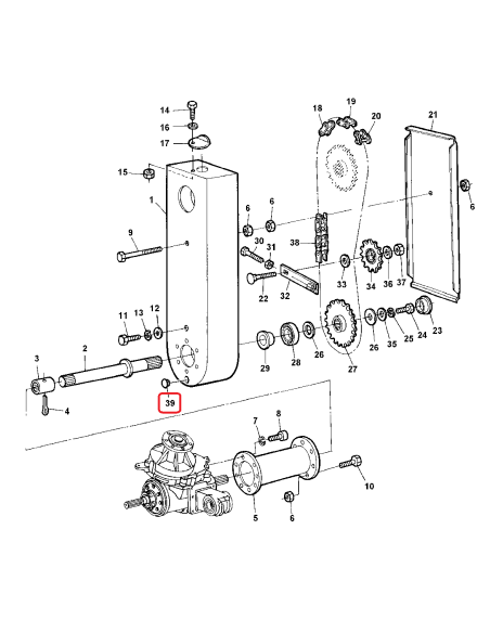 L39036, LCA65190, AL37565, John Deere