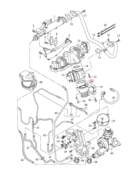 03L131547B, 006.070, 68119551AA,  55211284, 9A713302600,