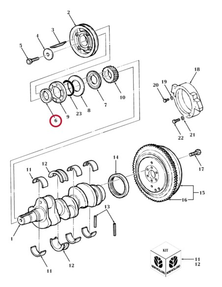 81811427, 1811427, 500225, 83995427, C5NE6B306A, E6HZ6B306A, Ford New Holland