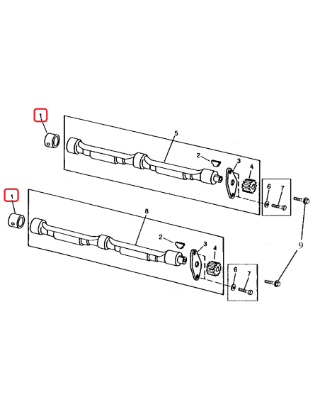 Bucsa John Deere R91708, 6005012873