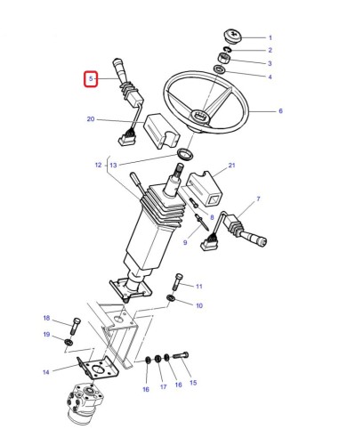 Switch Massey Ferguson 3713669M4, 3713669M3, 3713669M2, 3713669M1, 01309510