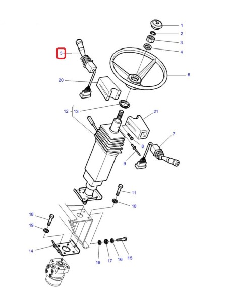Switch Massey Ferguson 3713669M4, 3713669M3, 3713669M2, 3713669M1, 01309510