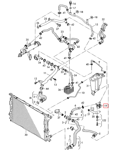 Water Pump, Auxiliary, Cooling VW-AUDI SEAT 03L965561, 03L 965 561