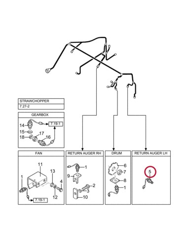 84056993, 84000468, 84036825, Case IH, New Holland