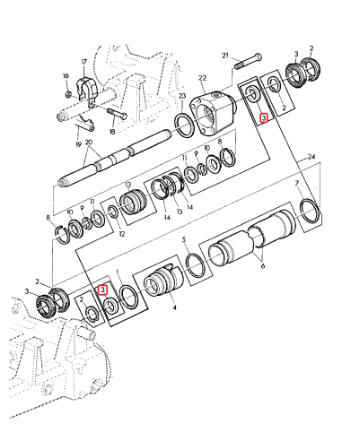 AL38129, John Deere 1640, 2040, 2040S, 2350, 2550,