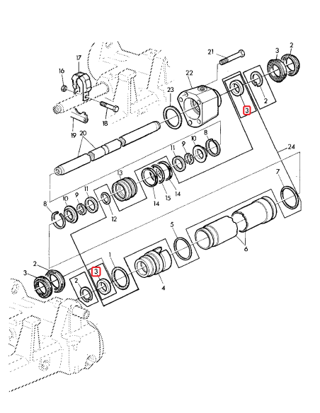 AL38129, John Deere 1640, 2040, 2040S, 2350, 2550,