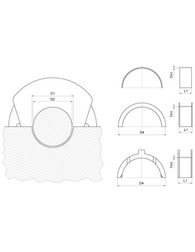 Main Bearings SET STD Fiat 1909893, 4020, 4021, 674036A