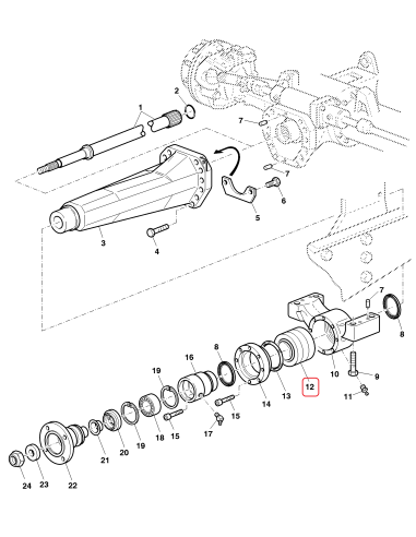 Bucsa Self-Aligning Bushing MFWD AL113294