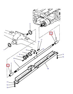 Bucsa Cuplare 4X4 29.7x34.8x112 mm Z-6 Massey Ferguson, 3380056M2, 3380056M4, 3380056M1, 909106M1, Landini 3010930X1, 3380056M2, 2