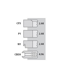 Segmenti Piston 110 - 2.5x2.5x2.5x5 mm 62031 2