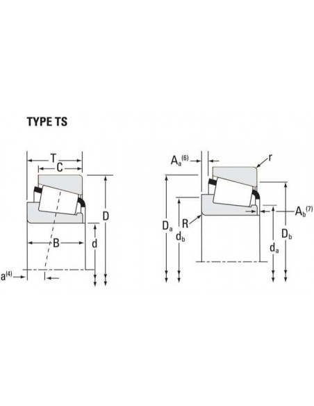 Rulment Conic John Deere JD9047