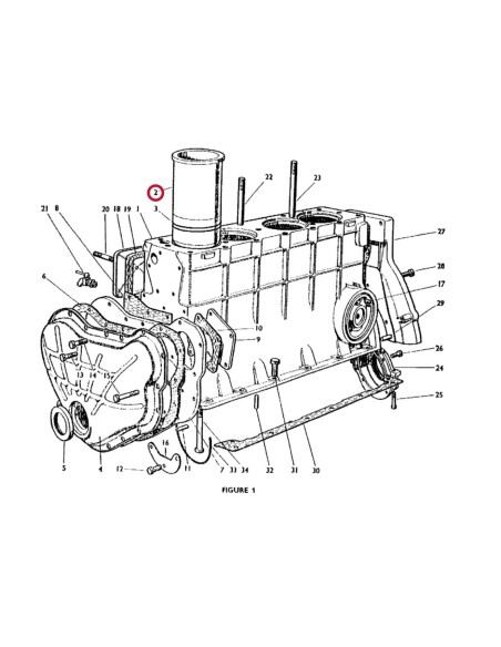 Camasa Motor 92 mm - David Brown B906859