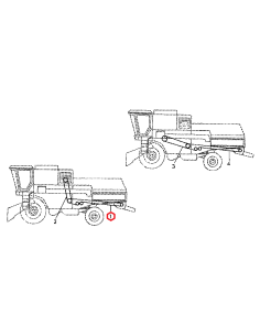 Belt, Chopper 2HBx6900 mm John Deere Z51202, 0223556, Z59930, 2