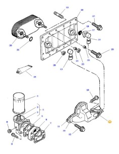 Massey Ferguson 3641287M1, 748337M1,  Perkins 3686A511, 2