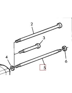 Surub M10x280 mm Z60645