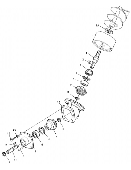 Pinion Conic Grup Incarcare Ø 25x100x34 mm Z-25