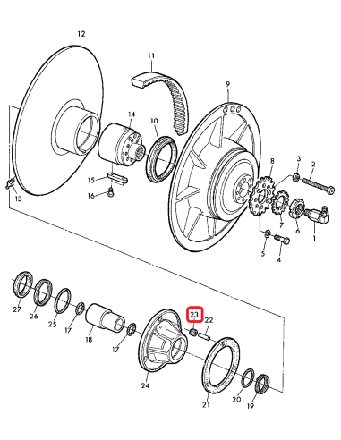 Bucsa 13x23 mm Z42026