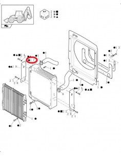 Radiator Racire Motor CNH 87310155