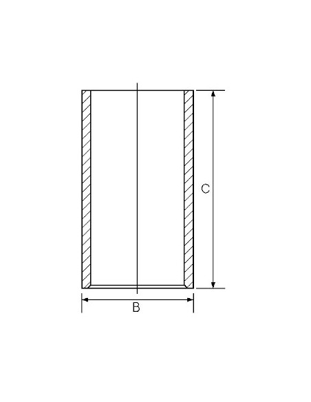 Liner Semi-Finished Ø 104 mm 4770623, 04770623, 2995550, 4806170, 4811859