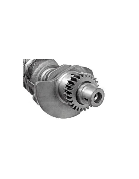Crankshaft 6 Cyl. 8.1L Helical Gear John Deere RE55522, RE535300 Crankshaft 6 Cyl. 8.1L Helical Gear John Deere RE55522, RE535300