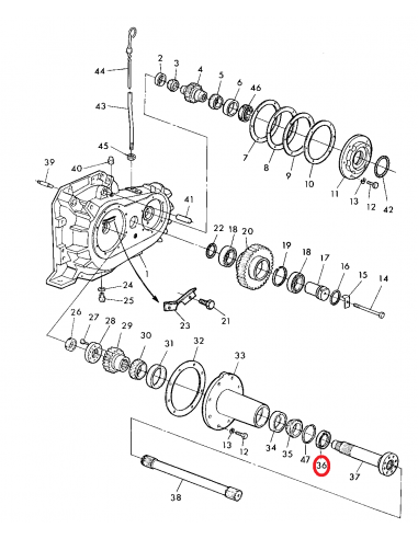 John Deere AZ48796, AZ41925 01026398B