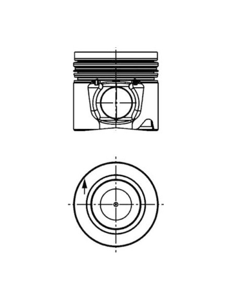 Piston cu Segmenti Ø 104 mm STD CNH, FIAT, IVECO 8094846, 504128309 Piston cu Segmenti Ø 104 mm STD CNH, FIAT, IVECO 8094846, 504128309
