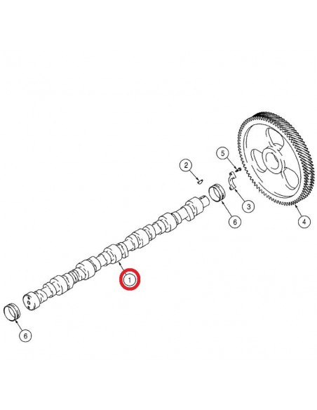 Ax cu Came Cummins 3966430, 3966431 Ax cu Came Cummins 3966430, 3966431