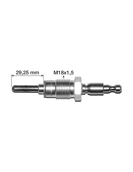 Bujie 24V-M18X1.5-L100 mm Fiat 975331, 4122453
