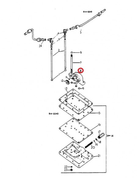 External Gear Pump Case IH 402540R91, 402540R92, 402540 External Gear Pump Case IH 402540R91, 402540R92, 402540