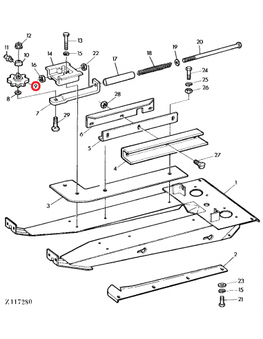 Idler Sprocket Z-8 John Deere AH101219, A-AH101219