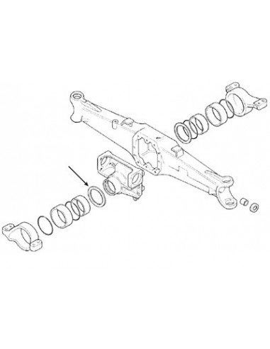 Saiba Axa Ø 105.5X145X5 mm 47109296, 83944351, 9967994, CAR115776, CAR123478, K395022, R113769