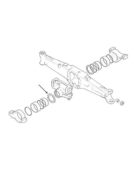 Saiba Axa Ø 105.5X145X5 mm 47109296, 83944351, 9967994, CAR115776, CAR123478, K395022, R113769