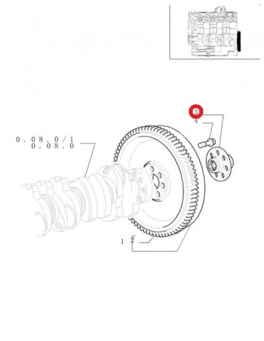Flansa Volanta New Holland 4794950