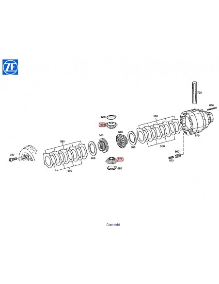 Pinion Satelit Z-11 T116851, F117301020040
