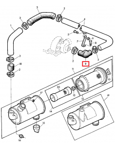 Furtun Ø 76.2 mm, 90°