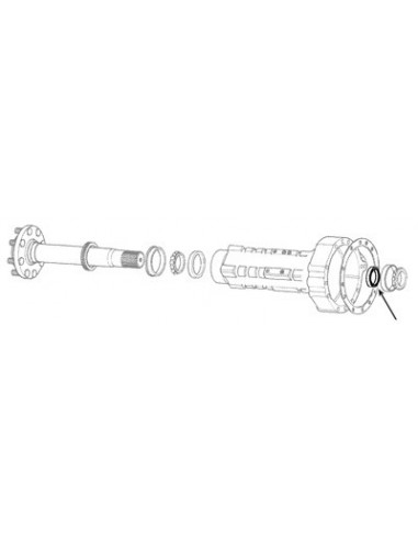 Simering 115x140x13 mm Case IH/Landini 3220032R91, 3220032R92