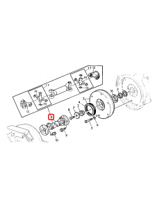 Universal Drive Shaft 368 mm John Deere AL113395, AL117415, AL79772 2