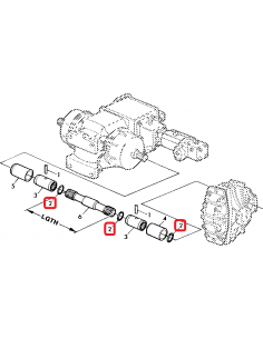 Snap Ring 58 mm John Deere H133229