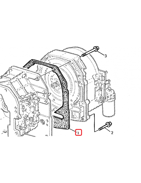 Gasket, Clutch Housing John Deere L76670