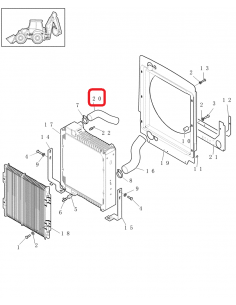 Furtun Radiator 45x289.50 mm 87413237 2